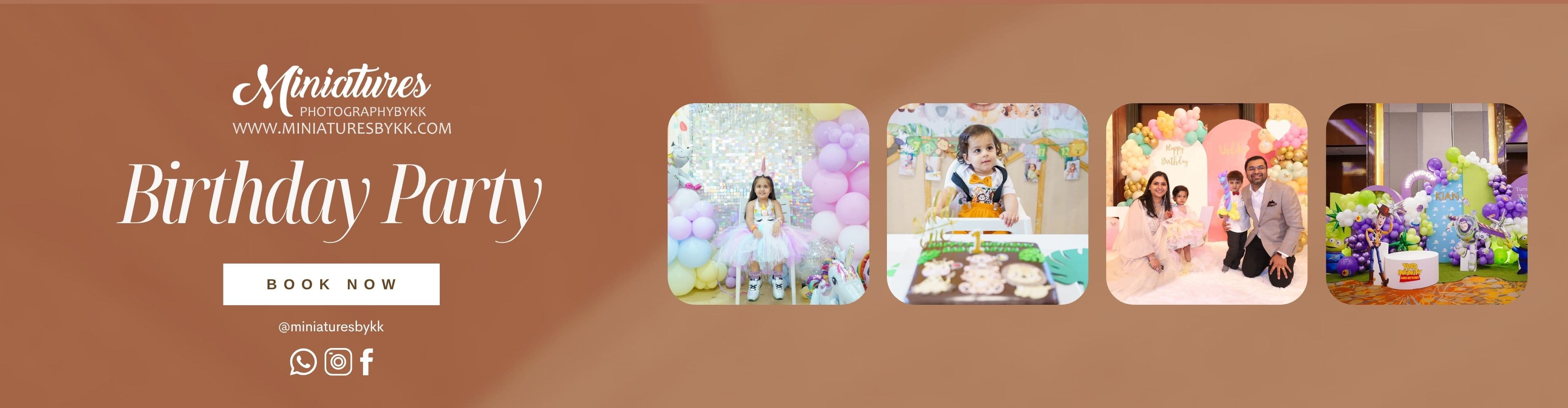 Birthday Parties photography in Bangkok by Miniatures