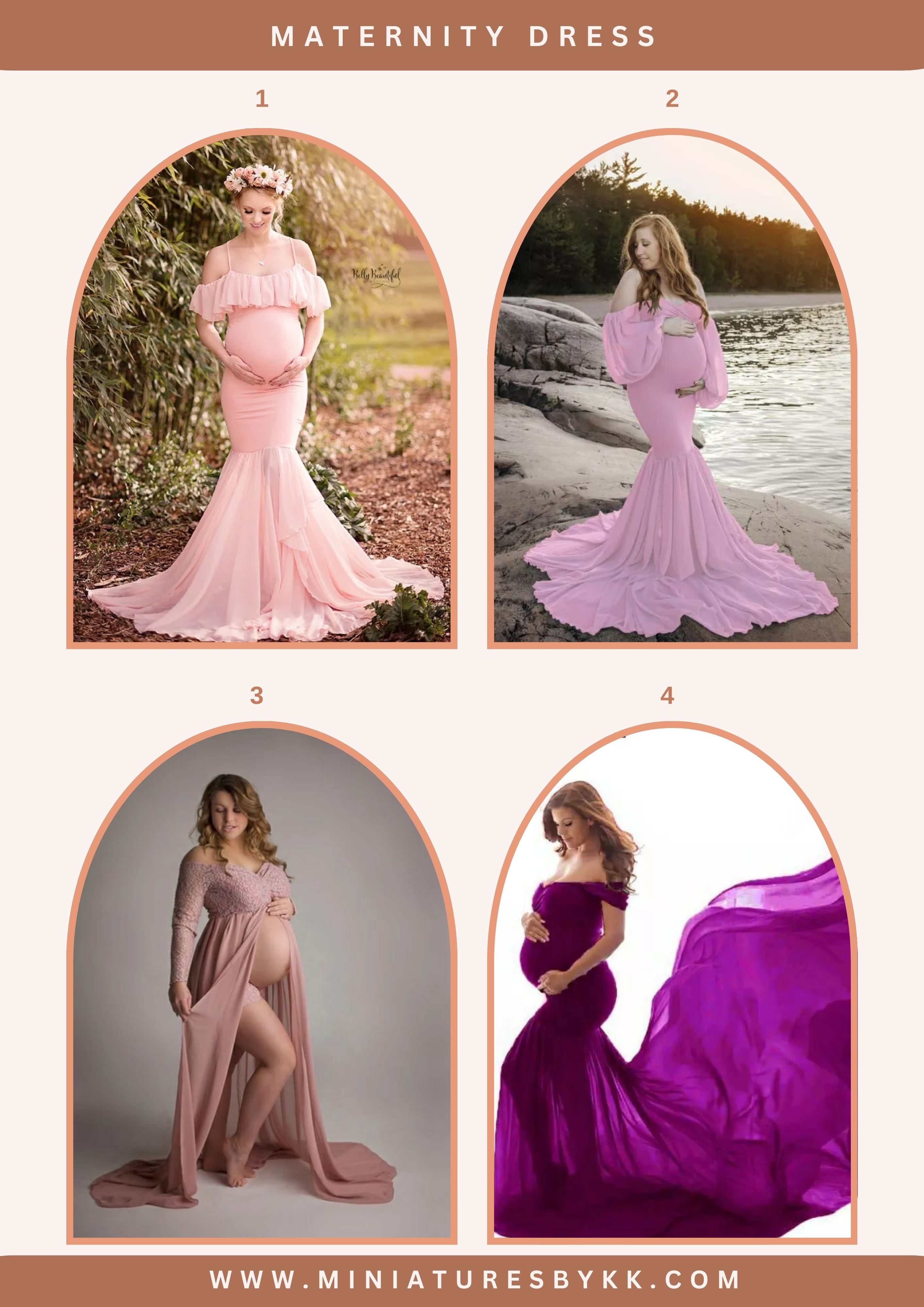 Maternity gown collection 1